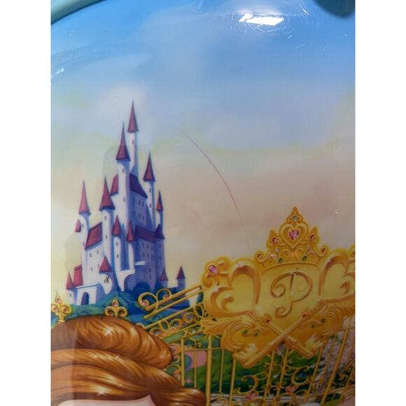 American Tourister Disney Princess 18" Hard Side Rolling Kids Suitcase Easy Pull - Picture 9 of 14